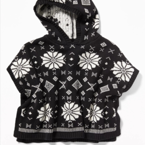 Old Navy Other - Old Navy || Hooded Sweater-Knit Poncho